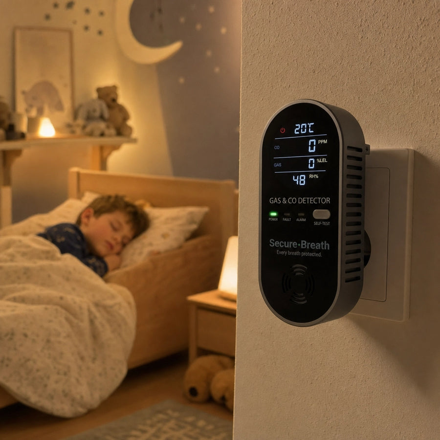 SecureBreath Melder mit Echtzeit-Display